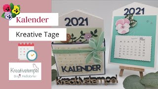 Anleitung Kalender Idee  Kreative Tage  Kalender selber basteln [upl. by Ailiec933]