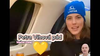 Petra Vlhová pád slalom JASNA 2024 [upl. by Sille274]