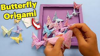 Easy Origami Butterfly  In 3 Minutes [upl. by Lashondra]