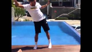 OxladeChamberlain does the Sturridge Dance [upl. by Ivette643]