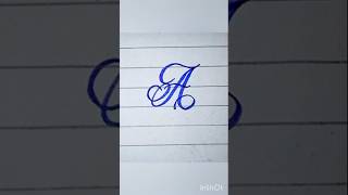 A alphabet calligraphycalligraphy foryoushorts [upl. by Ivens158]