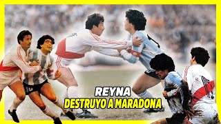 EL PERUANO QUE DESTRUYO A MARADONA  EL DIA QUE REYNA DETUVO A MARADONA [upl. by Nosak]