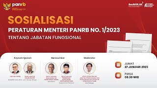 Sosialisasi PermenPANRB No 12023 tentang Jabatan Fungsional [upl. by Asela]