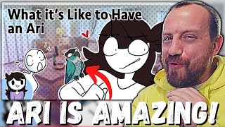 JAIDENS BIRD IS AMAZING Jaiden Animations Living with Ari REACTIONS [upl. by Hershell94]