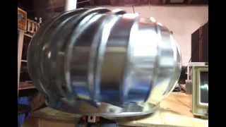 Building a VAWT savonius wind turbine generator from a attic fan [upl. by Pliner]