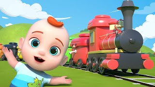 The Color Train Song  Colors for kids  Leo Kids Songs amp Nursery Rhymes [upl. by Anifad]