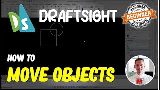 Draftsight How To Move Objects [upl. by Diena673]