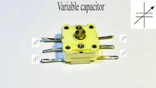 Variable capacitorHow to check whats inside [upl. by Aikrehs163]