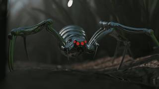 Mechanical spider  Blender 3D [upl. by Mcclimans]