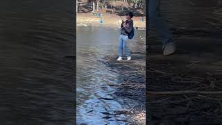 Today’s catches at the local Chollas Lake 2 bass and 1 trout outdoors fishing bass trout [upl. by Nerfe467]