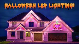 Halloween Lights Awesome Customizable Outdoor Lighting [upl. by Ettenal]