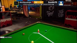 Blind guy gets a 147 on snooker [upl. by Nannahs294]