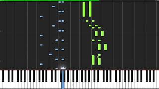 Recess Theme Piano Tutorial Synthesia Arreglos para Piano [upl. by Kenison166]