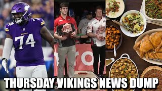 Minnesota Vikings News Dump 11282024  Injury Report Cornhole Happy Thanksgiving [upl. by Parry350]