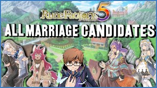 Rune Factory 5  All Marriage Candidates Discussion  Wilder [upl. by Abert744]