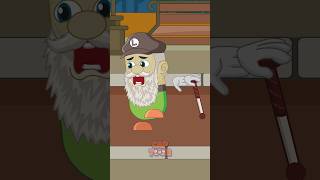 Running Competition  George Pig VS Grandpa Luigi funnycartoon memeanimation mario georgepig [upl. by Aneloaup]