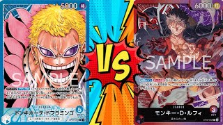 OP09 Format Blue Doffy VS RedPurple Luffy onepiece onepiececardgame allblue [upl. by Inohs]