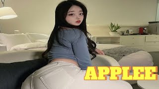 APPLEE🍑 South Korean Curvy Hourglass model Digital Creator Instagram Sensation WikiampBio Facts [upl. by Betteann]