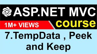 7TempData  Peek and Keep  ASP NET MVC 5  CodeGPT [upl. by Yerocal]