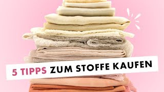 5 Tipps zum Stoffe kaufen  Einblick ins Makerist Lager [upl. by Pinchas]