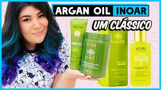 🌰 Resenha ARGAN OIL DA INOAR Um Clássico mas ainda funciona VeganaNo e Low Poo [upl. by Ainorev]