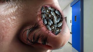 ASMR Animation Dont Lose Hopes  ASMR Deep Cleaning Naak Treatment  ASMR Bulk Larva [upl. by Jehial239]