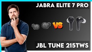 Jabra Elite 7 Pro vs JBL Tune 215TWS Comparison [upl. by Ancel]