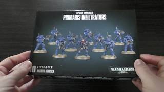 Primaris InfiltratorsIncursors  Unboxing WH40K [upl. by Lamdin]