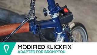 QR036 Modified Klickfix adapter for Brompton [upl. by Norrab829]