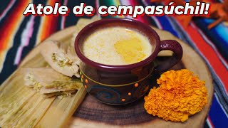 Atole de cempasúchil Receta Deliciosa [upl. by Otrebron821]