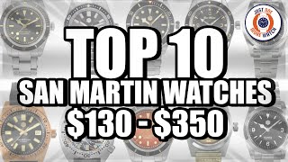 Top 10 San Martin Watches And 3 To Avoid [upl. by Natsirt]