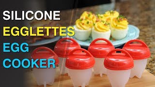 Silicone Egglettes Egg Cooker  TheEliteTrends [upl. by Alrak740]