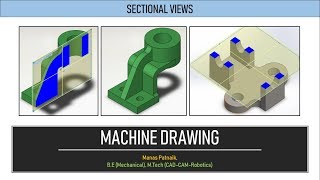 Machine Drawing  Sectional Views [upl. by Mariel]