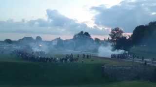 Reconstitution Historique  Bicentenaire du siège de 1815 à Rocroy le 25 Juillet 2015 [upl. by Hauger]