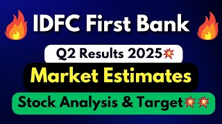 IDFC First Bank share q2 results 2025 share analysisIDFC First Bank share latest newsResult today [upl. by Landers]