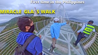 FIRST TOUR AT MIRACLE GLASS WALK  First time in the Philippines  Montemaria Batangas [upl. by Niletac891]