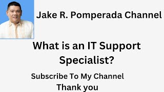 What is an IT Support Specialist [upl. by Ythomit936]