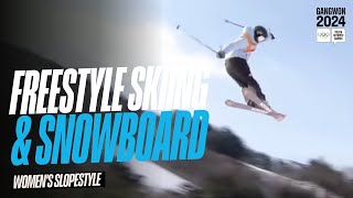 RELIVE  Freestyle Skiing  Snowboard Womens Slopestyle  Gangwon2024 [upl. by Ekaj]