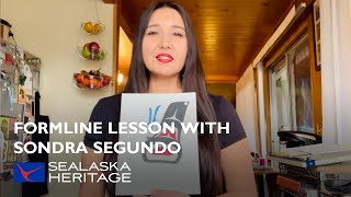 Formline Lesson with Haida Artist Sondra Segundo [upl. by Kronick]