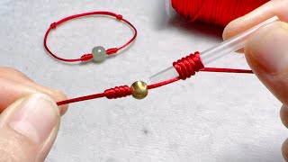 How to Make Bracelet with 1 String in 5 Minutes DIY Jewelry Tutorials [upl. by Niawd628]