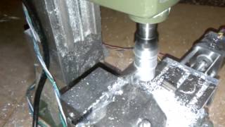 Turning in MF70 CNC milling machine [upl. by Ewen191]