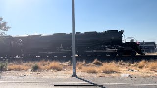 Pacing UP Big Boy 4014 in RosevilleNorth Highlands CA [upl. by Nosrak]