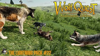 PupSitting and Our Territory is being Stolen  The Lightning Pack 22  WolfQuest AE [upl. by Ybba360]