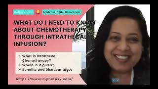 What Do I Need to Know About Chemotherapy Through Intrathecal Infusion [upl. by Wain]