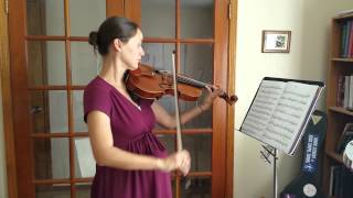 Telemann Viola Concerto in G major 2nd mvt [upl. by Conrado]