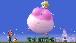 Super Mario vs Fat Peach in Super Sized Maze 2 [upl. by Siddra675]