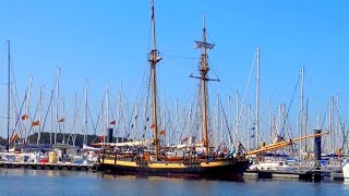 Goélette  HMS Pickle  Sting  Voilier de Croisière  Réplique de Bateau  Bretagne  France [upl. by Barrington780]