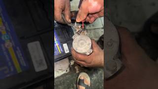 Starter Motor Checking Without Car  How To Check Starter Motor  youtube mechanic automobile [upl. by Ariet375]