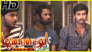 Demonte Colony full movie scenes  MS Baskar makes fun of Ramesh Thilak  Arulnithi gets shocked [upl. by Ineslta]