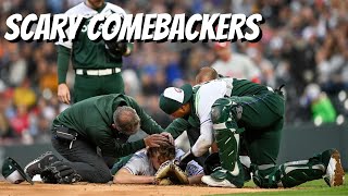 MLB Worst Comebackers To The Head [upl. by Assecnirp]